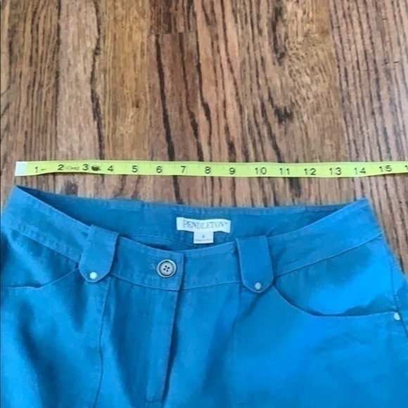 Pendleton Women’s Turquoise Summer Capris‎ - Picture 3 of 5